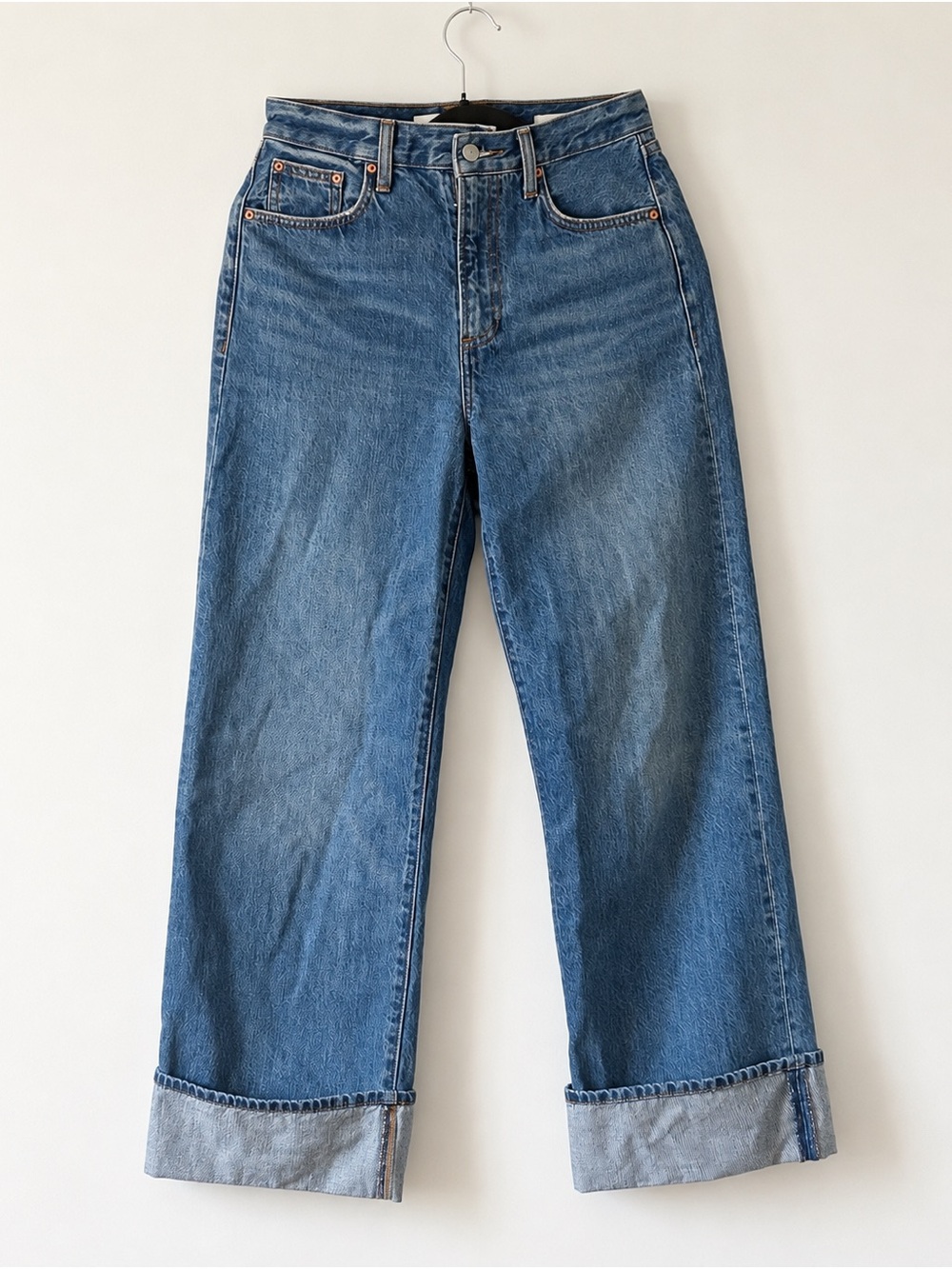 Denim Forum Straight-Leg Women’s Jeans in Classic Blue